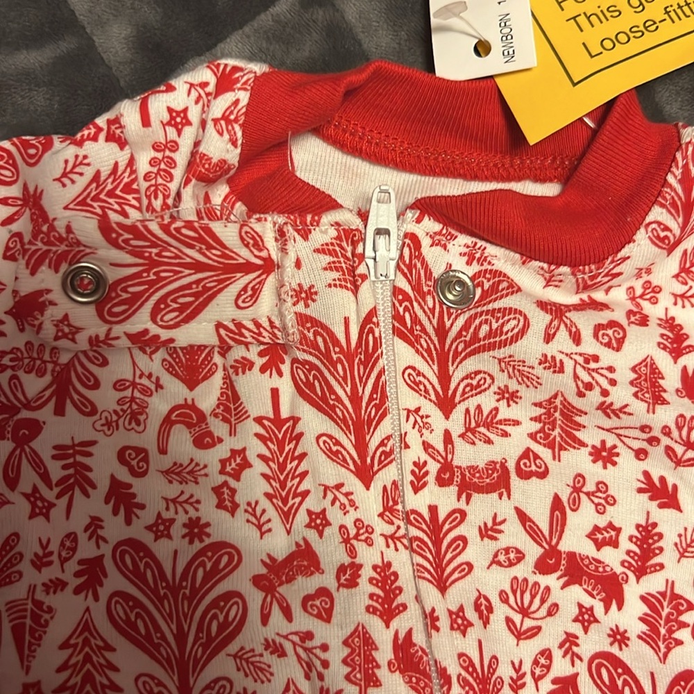 NWT Newborn Christmas Sleeper - Picture 2 of 6